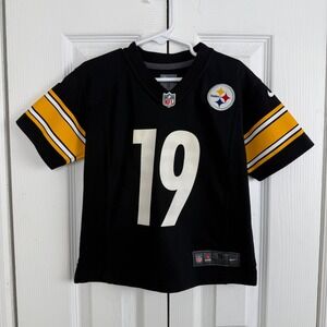 Nike NFL Pittsburgh‎ Steelers JuJu Smith-Schuster 19 Jersey Kids S 4 On Field